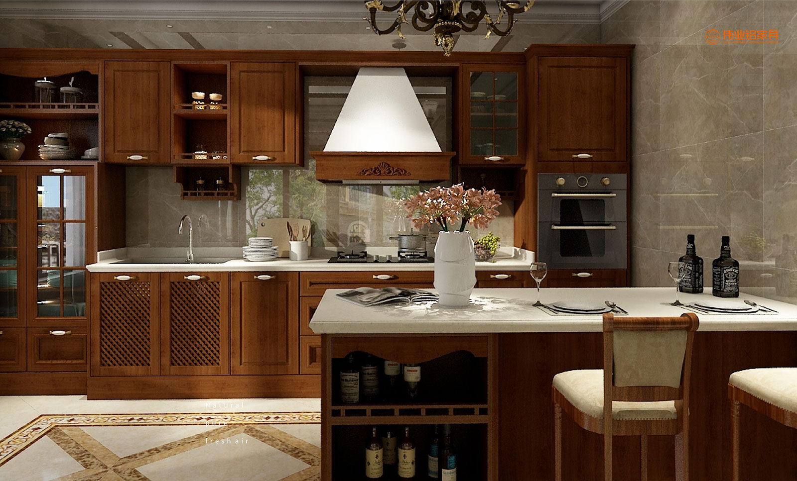 f7e954d46ff1c25d New Chinese-style wood-grain cabinet